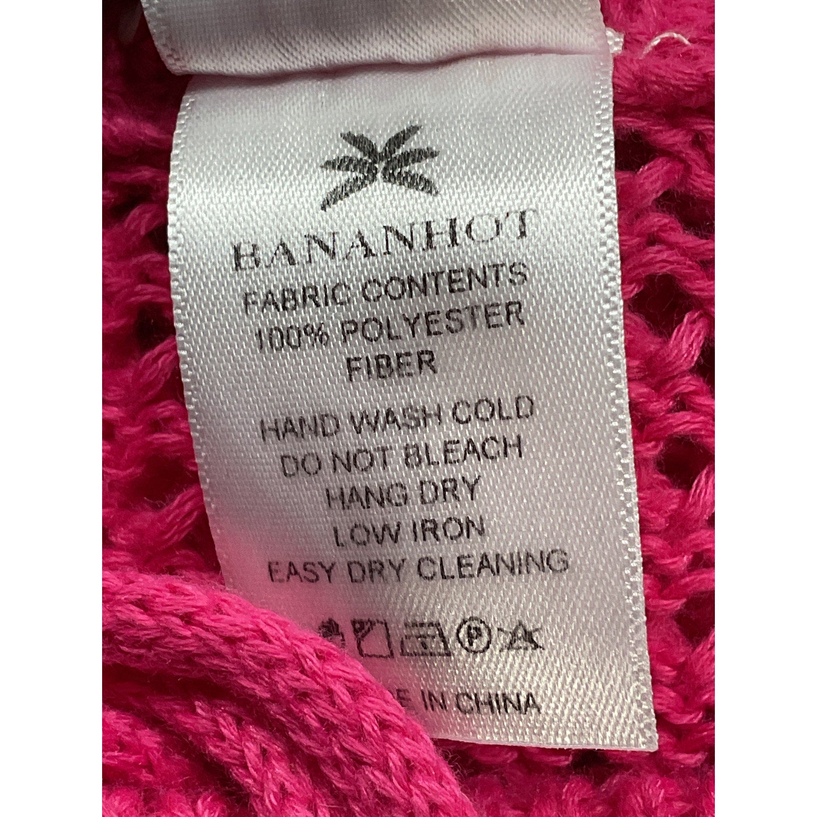 Bananhot 'Aria' Pink Crochet Skirt Size XS