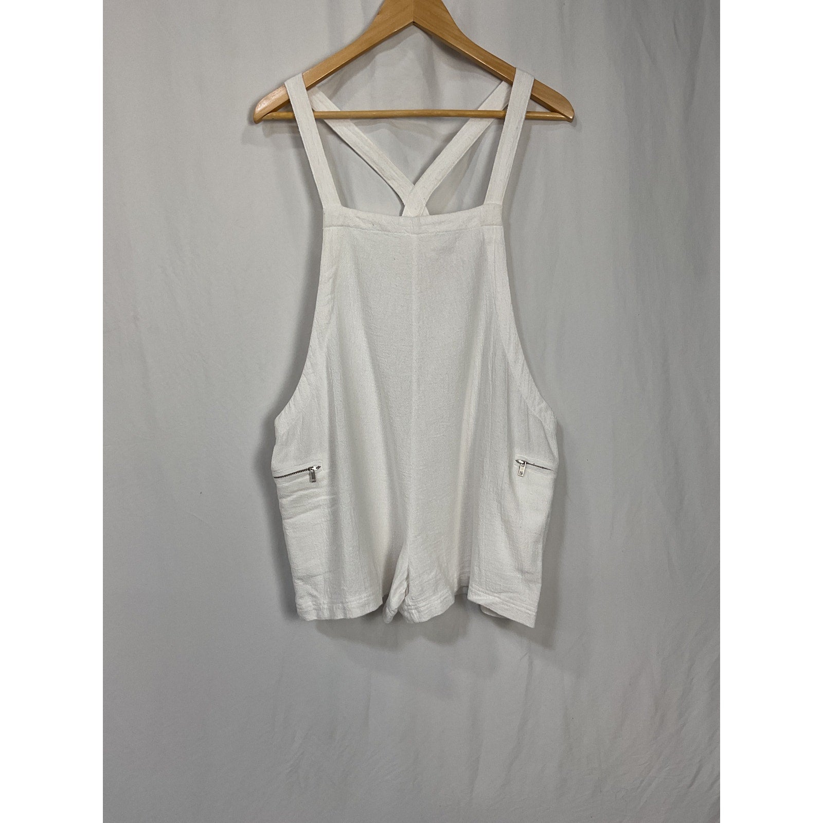 Mikoh 'Mekia' White Cotton Romper Size 2
