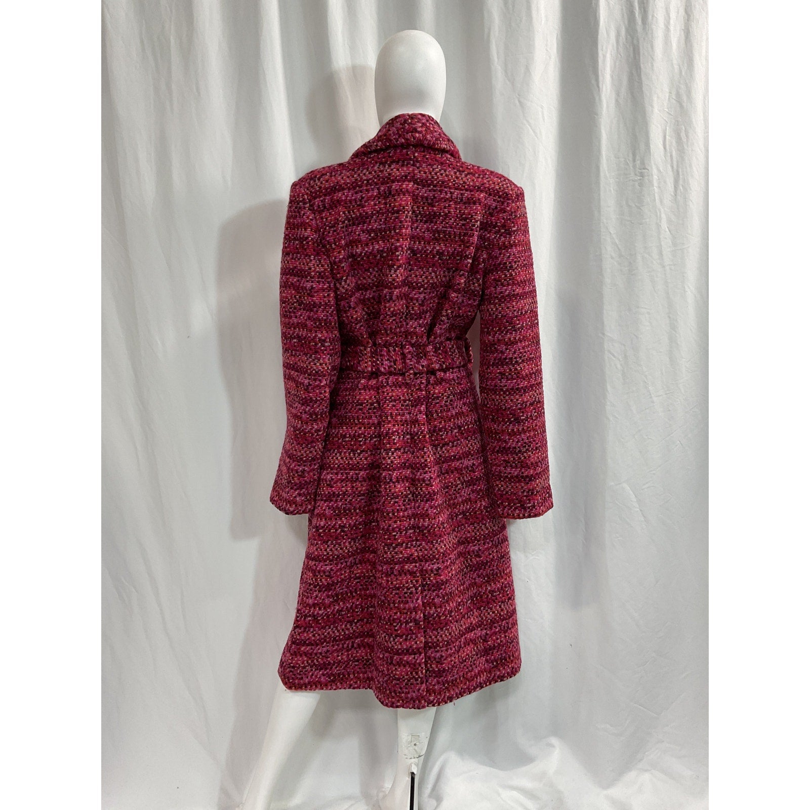 Hutch 'Kat' Pink Wrap Coat Size L - NWT