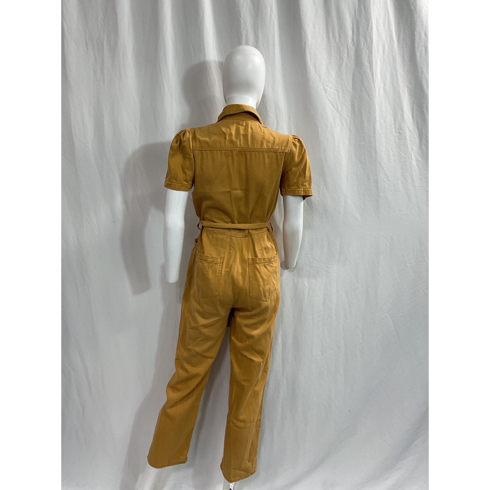 Boyish 'The Vincent' Gold Jumpsuit Size XS