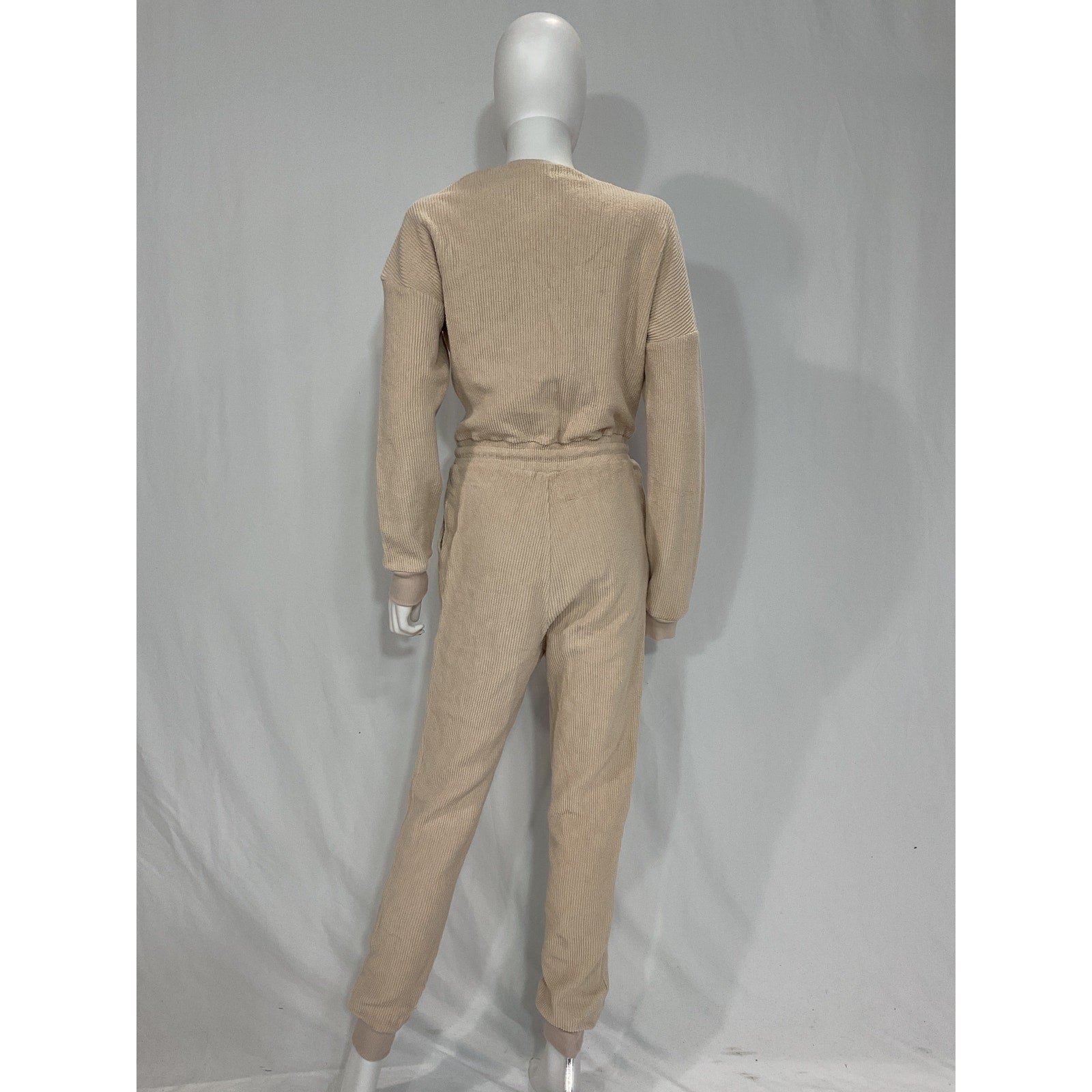 L*Space 'Coastin' White Baloon Sleeve Jumpsuit Romper Size M