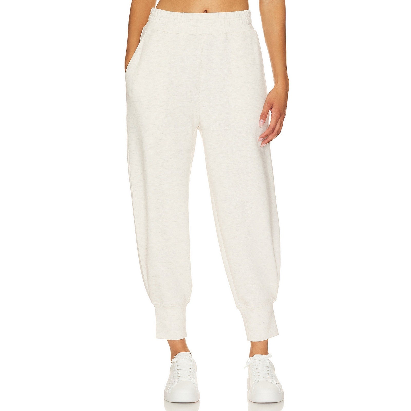 Varley The Relaxed Beige Viscose Pant Size S