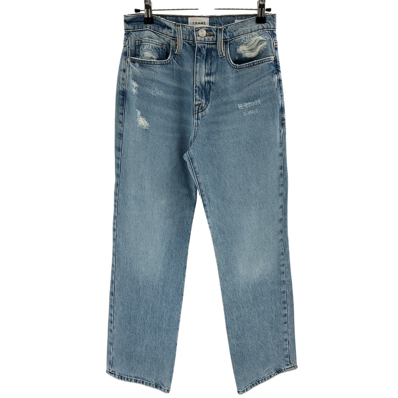 Frame 'Le Jane' Blue Cotton Ankle Denim Jean Size 25