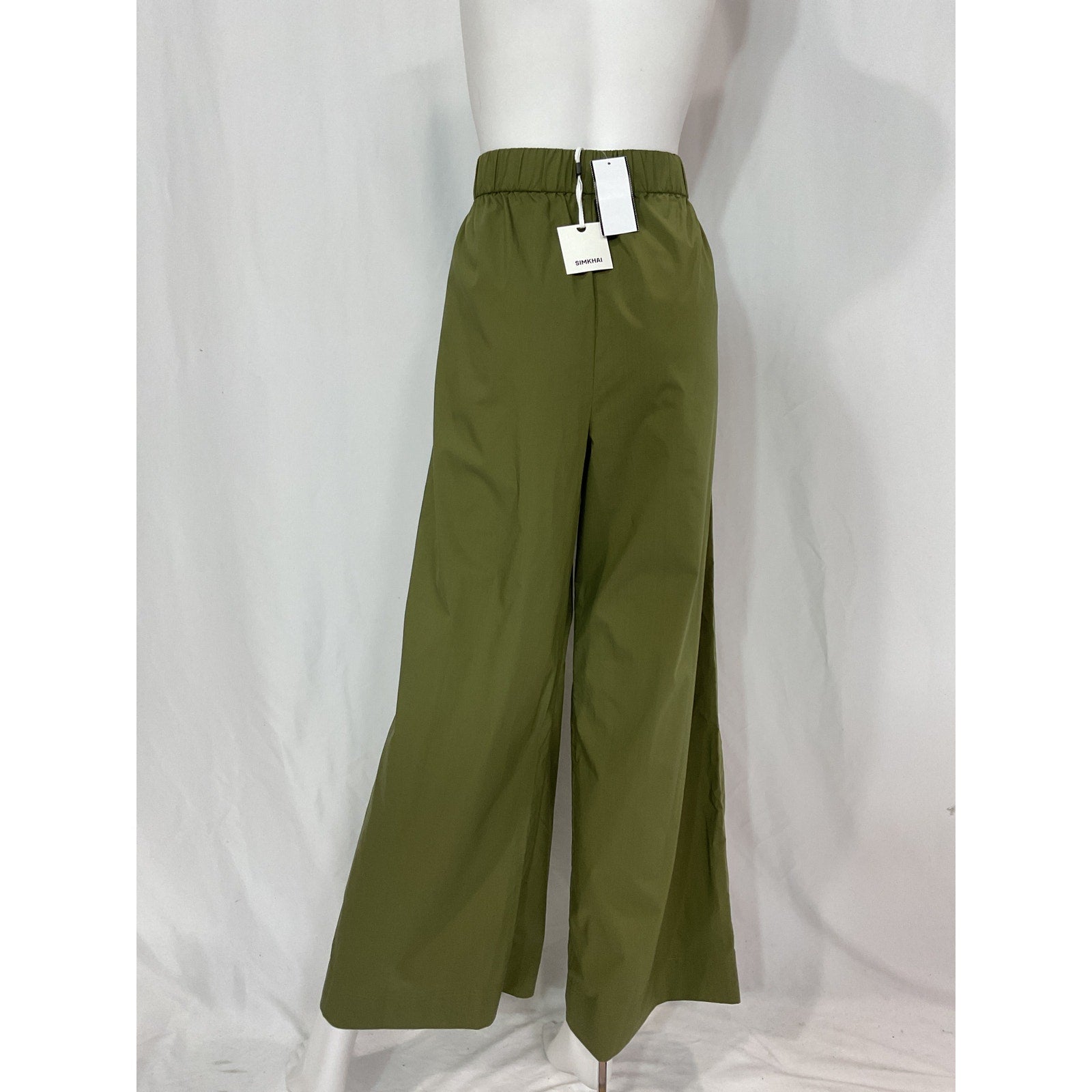 Simkhai 'Arden' Green Ankle Length Pull On Pants Size L - NWT