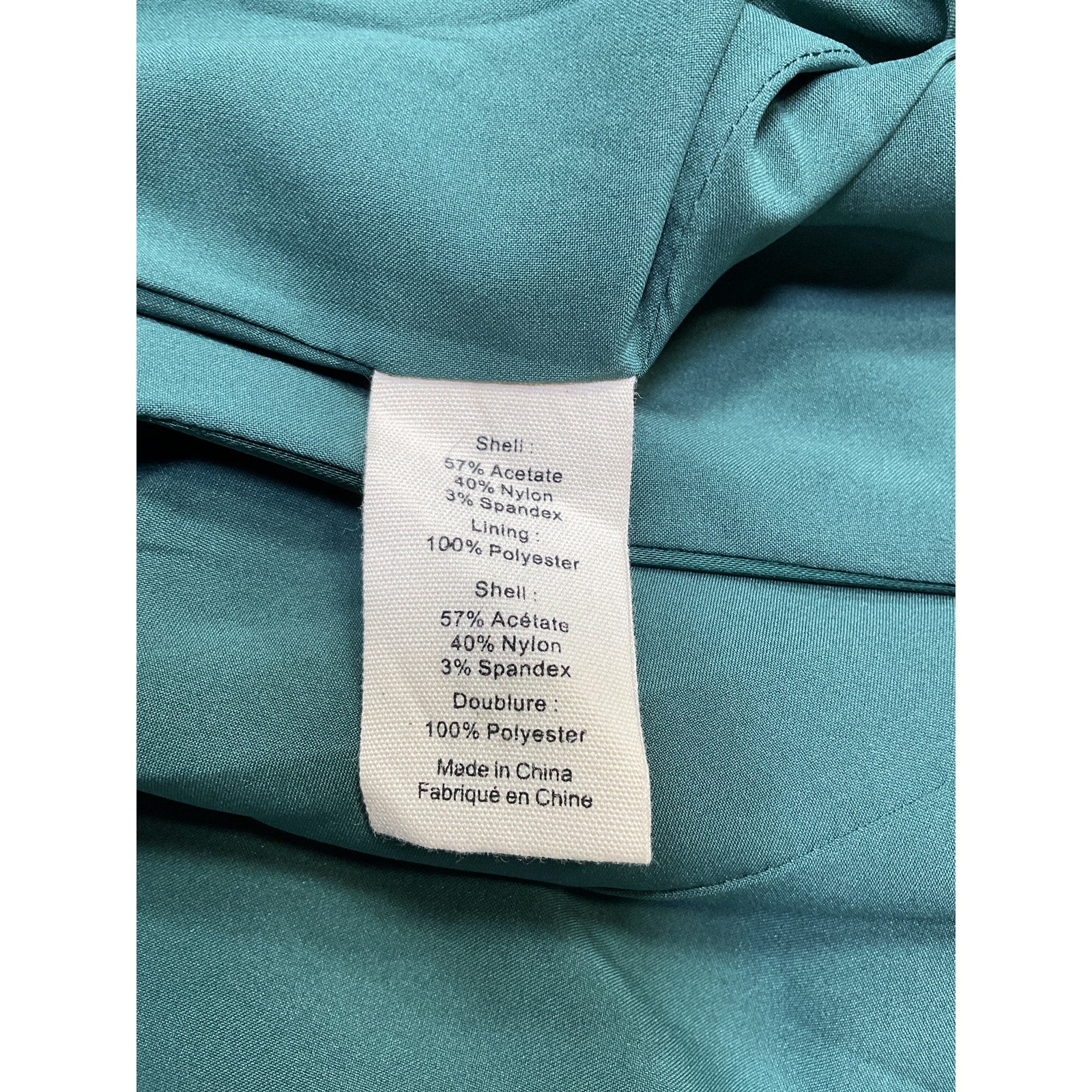 L'Agence 'Chamberlain' Green Acetate Blazer Size 2
